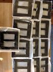 004-80409-e 004-80409- Gang Decora Black 13 Lot Leviton 2 Plate