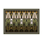 0541x Mucha Art Butler Switchplate Nouveau Black Pink