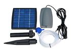 0690000596322 Unbranded Solar Powered Air Pump Kit Fish Pond
