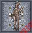 0723a-t2 Knight Medieval Blue Switchplate