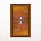 0726b-t1 Sun Bkgd Blazing Design Switchplate