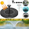 0737504736479 Unbranded Bird Bath Fountain Solar Powered Water Pump