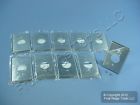 93991 1.406 Wallplates " 10 Receptacle Cooper Mid-size Steel -mag Stainless