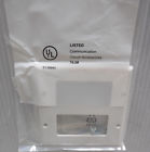 Wp-dec2-wh 10 Smooth Cable Liberty Gang Keystone Decorator - Pack 2 Style