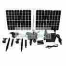 104234 Solar Water Pump Tools Option 20w Power Pond Pool Battery Timer Led Light 0875518002934
