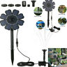 10737504738374 Unbranded Solar Powered Floating Bird Bath Water Fountain 0737504738374