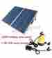 120w Folding Solar Panel Water Pump Eco-worthy Dc 12v Kit W Watering Pisciculture Washing