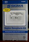 16446wh 125 Electric Receptacle White Volt Sigma Weatherproof Kit15 Duplex Amp