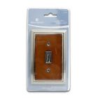 126455 Satin Brainerd Plate Metal Nickel Standard Toggle Caramel Wall Dark