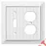 126470 Toggle Liberty Combination Collection Beadboard Switch Hardware White