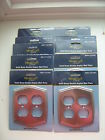 136-9367 Nickel Mintcraft Double Satin Finish Plates 9 Duplex Lot Switch