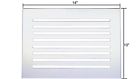 Fmg14100 " 14 Clear Mirror Grille 10 Acrylic Flat