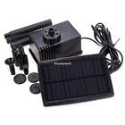 180l 15x10cm Unbranded Solar Power Fountain Pond Brushless Water Pump Square H 9v