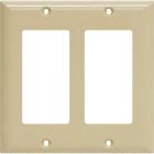 2 Ge Lot Ivory Light Wall Plate Switch Rocker White Nylon 13 Plates