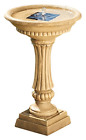 27686m01 Smart Solar Ashbourne Granite Style Birdbath Water Fountain 659223148268