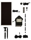 360lph Solar Powered Water Pump Kit Fountain Feature W Leds Garden Pond 5055372320060