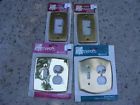 2-52214 4 Assorted Antique Brass Amerock Receptical 52163 52336 Switch Accents