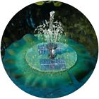 44156 Solar Fountain Kit Floating Lily Heads Different Spray 674775444156