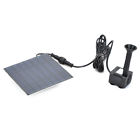 4894697750722 Unbranded Panel Solar Power Fountain Submersible Pond Pump