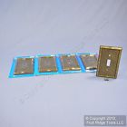 89601 5 Tiki Bamboo Metal Leviton Brass Switchplates Cover Wall Plate Switch