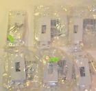 2161w 6 Lot Wallplate Adapter White Decora Toggle