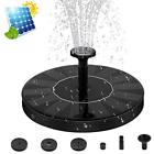 605621995720 Solar Pond Fountains Fountain Pump Powered Bird Bath