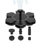 606682234209 Solar Fountain Pump Panel Kit Water Garden Patio