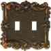 60ttvbl Amertac Aged Provincial Double Toggle Bronze Wallplate