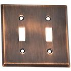 6251722 Bronze Ven Double Plate Switch Mintcraft