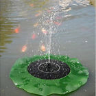 629770010981 Unbranded Solar Power Fountain Pump Waterproof Yard Garden