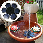 629770361502 Unbranded Solar Powered Fountain Water Pump Floating Garden