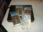 64133 Brass 4 Brainerd Rounded Lot Cover Toggle Switch Plate Plated Single