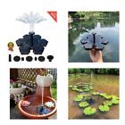 653391821091 Pumps Solar Fountain Pump Snowflake Shape Free Standing