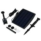 703684736653 Solar Panel Floating Fountain Waterfall Pump Kit Outdoor