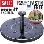 703929590590 Branded Bird Bath Fountain Solar Powered Water Pump