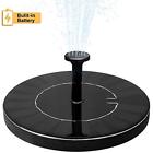 712424486840 Pumps Upgraded Solar Fountain Bird Bath Submersible Outdoor