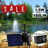 714838803756 Unbranded Solar Panel Garden Patio Fountain Water Pump