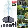 738956517296 Branded Bird Bath Fountain Solar Powered Water Pump