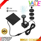 8079 Solar Water Panel Power Fountain Pump Kit Pool 763163778079