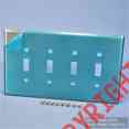 84112-40 Wallplate Leviton 4-gang Cover Stainless Jumbomagnetic Switch
