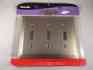 84tttn Metal Toggle Satin 3 Amerelle Continental Wallplate Nickel Cast