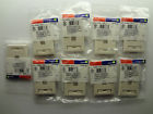 42080-2ts 9 Leviton Sealed Lot Plates Light Almond 2 Port Female Data