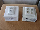 90101 90102 Thermoplastic Mulberry Wallplate Gang Lot 2