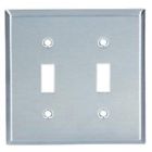 93072-box 2g Plates Ss Cooper Switch Plate Receptacle Decorative Wiring