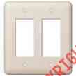 935rral Gfi Rocker Amerelle Devon Standard Plates Receptacle 2 Almond