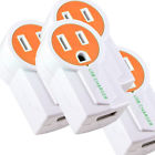 Cl-ada60008 Ac Outlet Lot 360-degree Power Port Orange Charging Rotation Usb 4