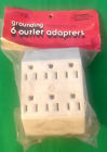 805-49686 Adapter 6 3 125-volt 2 Pack Grounding Outlet Wire Leviton 15a