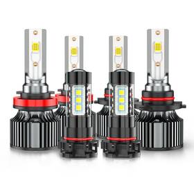 Ahxlrls Ahxlrls-22-1114 High Low Beams And Fog Lights Combo Compatible For Gmc Sierra 1500 2500 3500