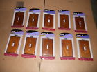 Cc4007t Amerelle Solid 10 Toggle Cover Single Light Oak Switch