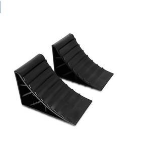 18o06653ebus Autoxbert 2pcs Wheel Chock Skid Resist Plastic High Strength Car Truck Stoppe